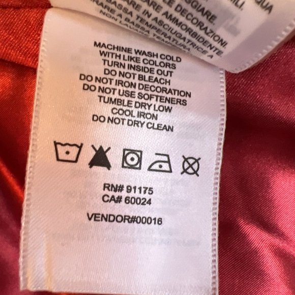 Fila Sz M Joanna Allover Print Coat/Jacket/Puffer Long Celebratory - Picture 14 of 16